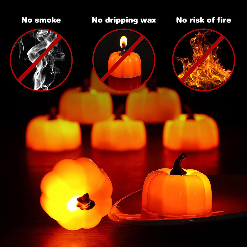 LED Pumpkin Lights Jack O Lantern for Halloween Home and Porch Decor