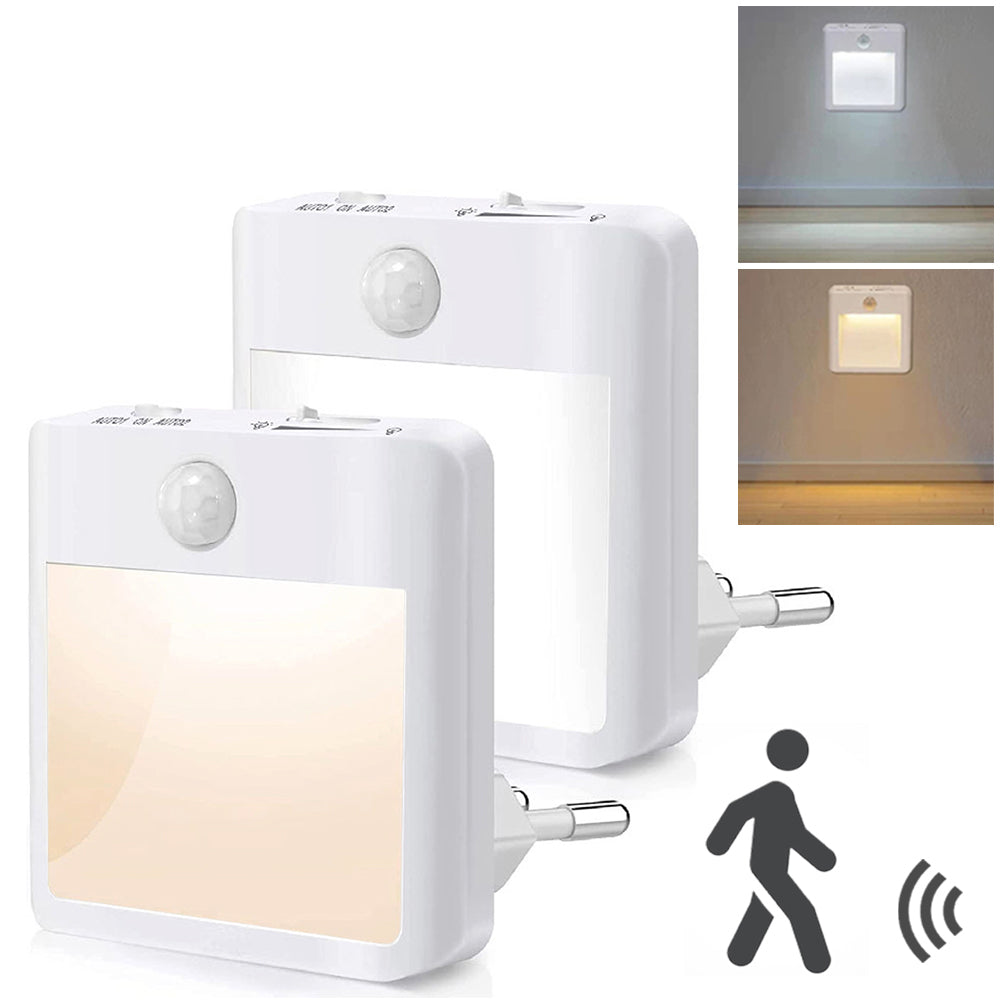 Plug in LED Motion Sensor Night Lights Lamp for Bedroom and US Plug