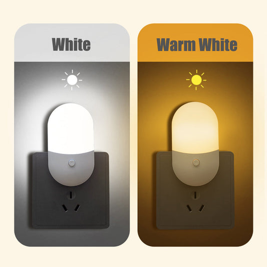 Plug in LED Night Light Lamp for Bedroom Hallway and Bathroom