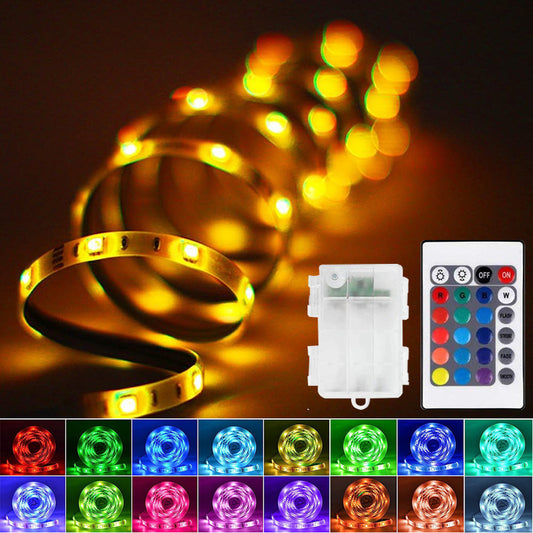 Waterproof LED RGB Strip Lights for Bedroom TV and Room Decor
