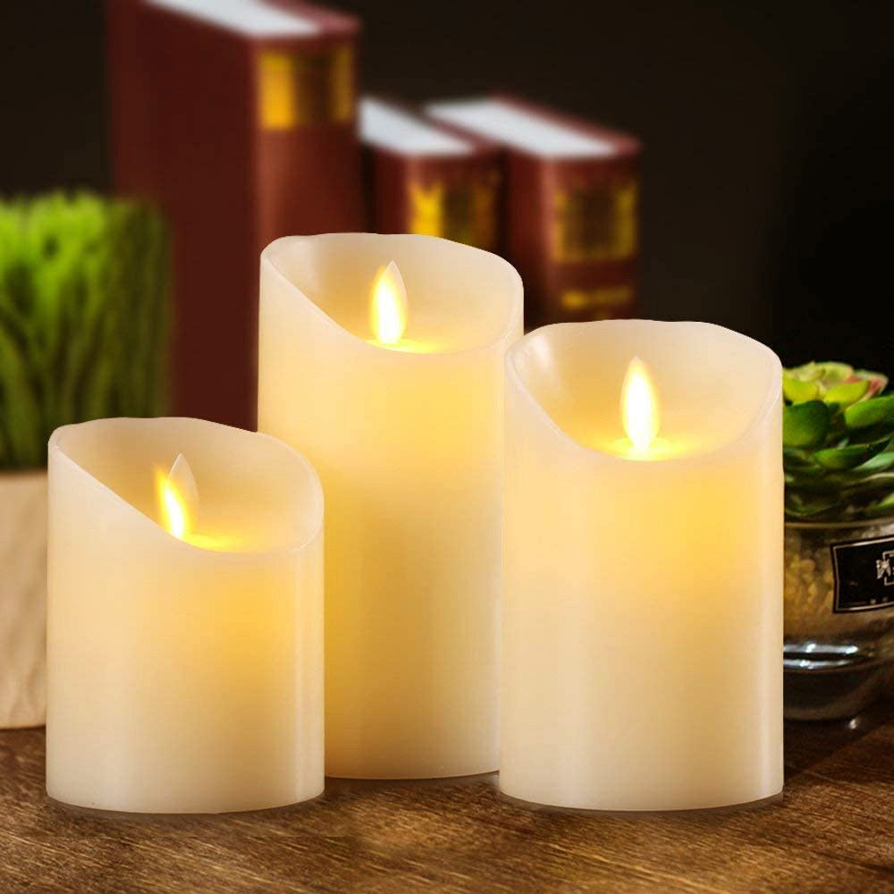 Flameless Votive Electric Candles for Home Table and Party Decor