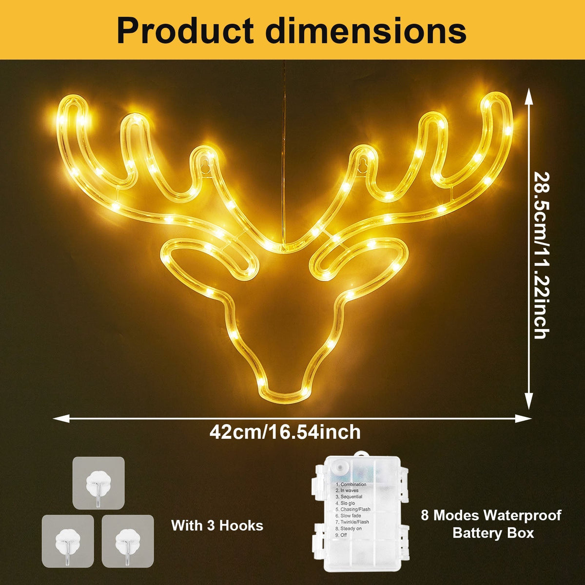 Double Side Window Silhouette Lights Sign Lamp 8 Models for Home Decor view 8