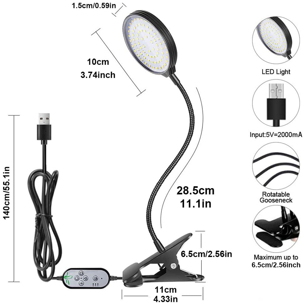 Full Spectrum Sunlight LED Plant Lights for Indoor Plants and Herbs