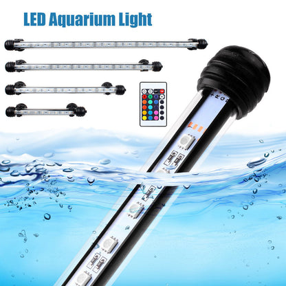 Waterproof Air Bubble Lamp LED Aquarium Light for Fish Tank Decor
