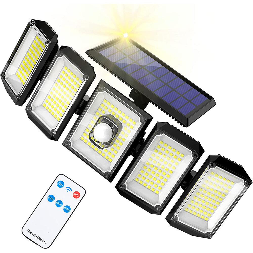 Outdoor Motion Sensor Solar Lights with Remote Control for Garden Yard view 10