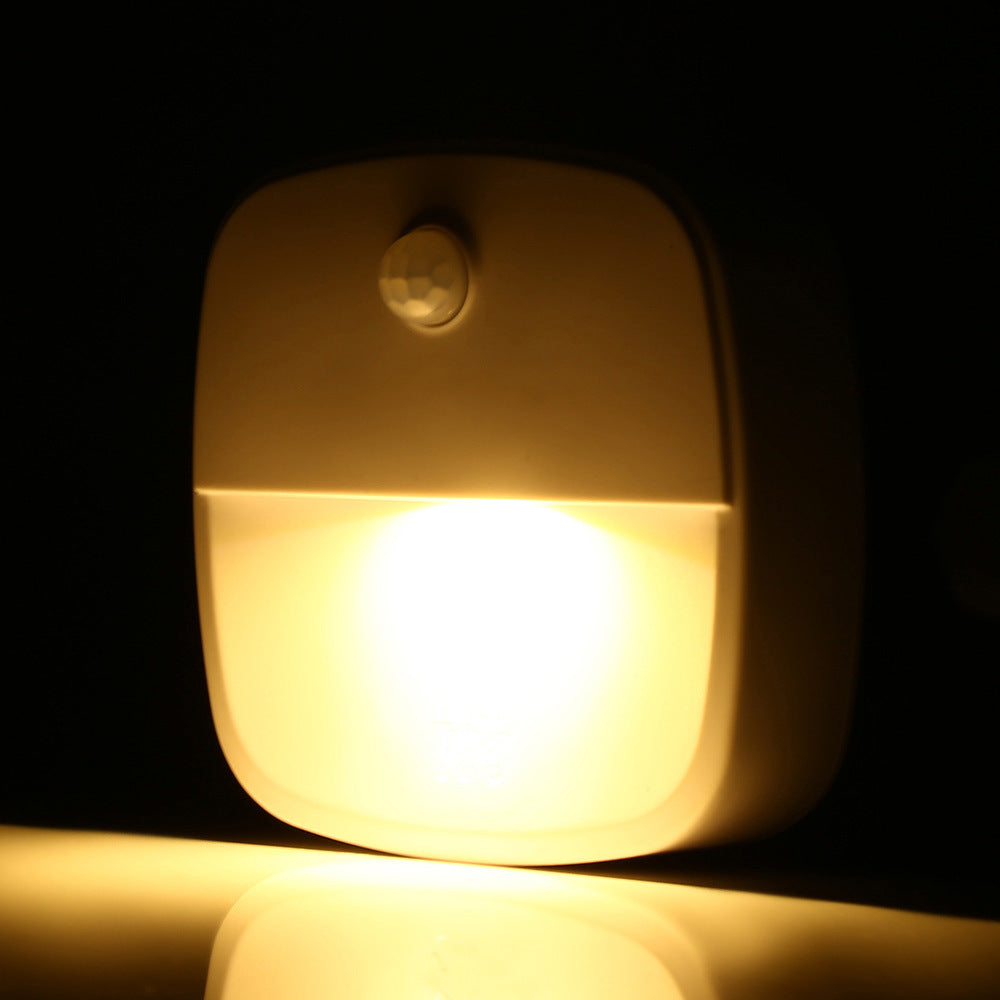 Plug in LED Motion Sensor Night Light Lamp for Bedroom and Warm White