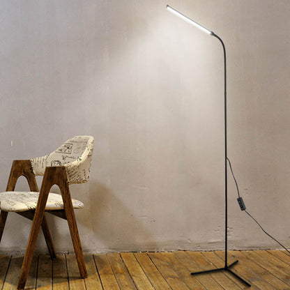 8W Dimmable LED Floor Lamp Adjustable Gooseneck Clip on Light
