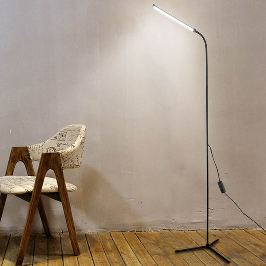 8W Dimmable LED Floor Lamp Adjustable Gooseneck Clip on Light