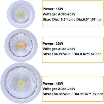 LED COB Downlight for Kitchen Hallway and Living Room Ceiling view 9