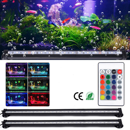 LED RGB Color Changing Fish Tank Light for Aquarium and Plants view 2