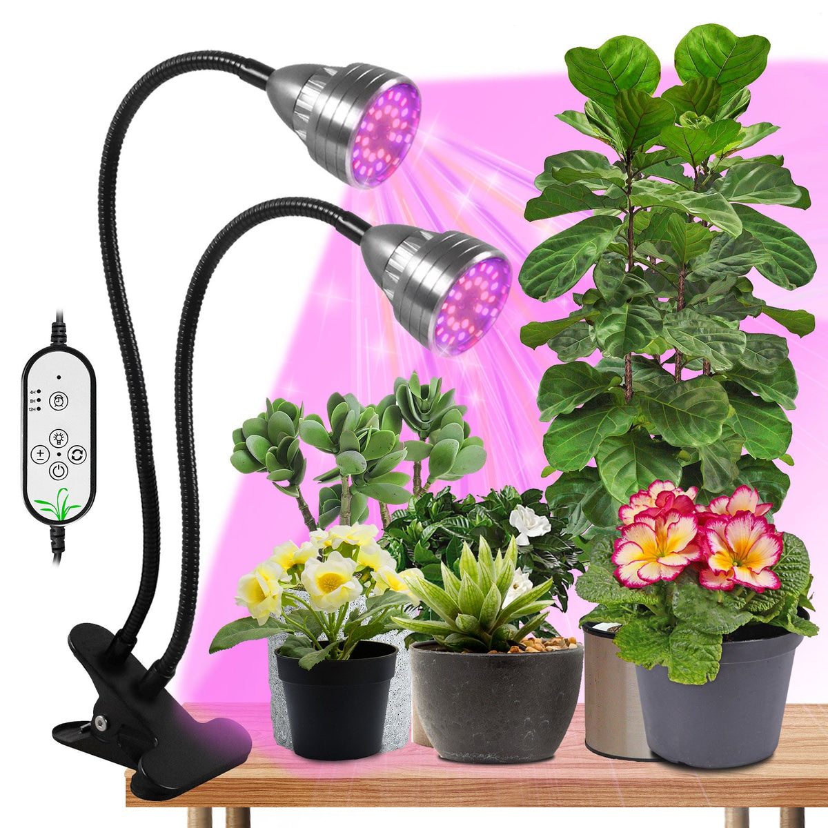 Clip on LED Plant Lights for Indoor Plants Seedlings and Herbs view 3