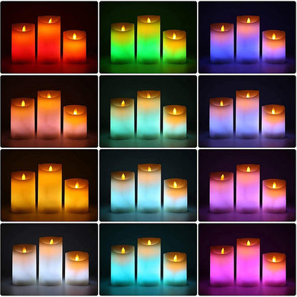 Flameless LED Candles Light for Home Table Mantel and S without Remote
