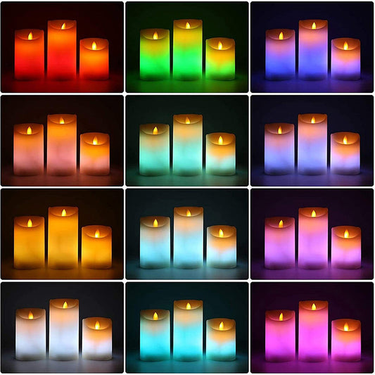 Flameless LED Candles Light for Home Table Mantel and S without Remote