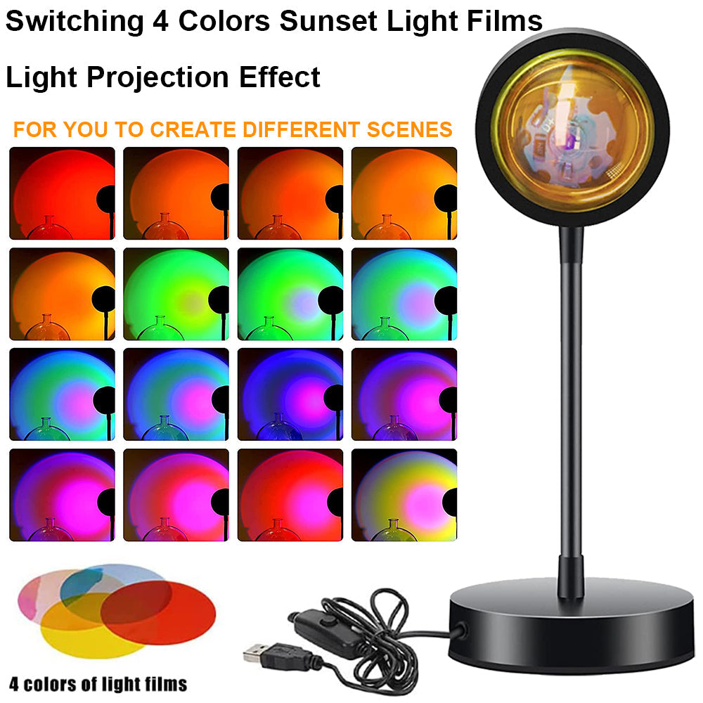 Sunset Projection Lamp for Bedroom Photography and Room Decor view 3