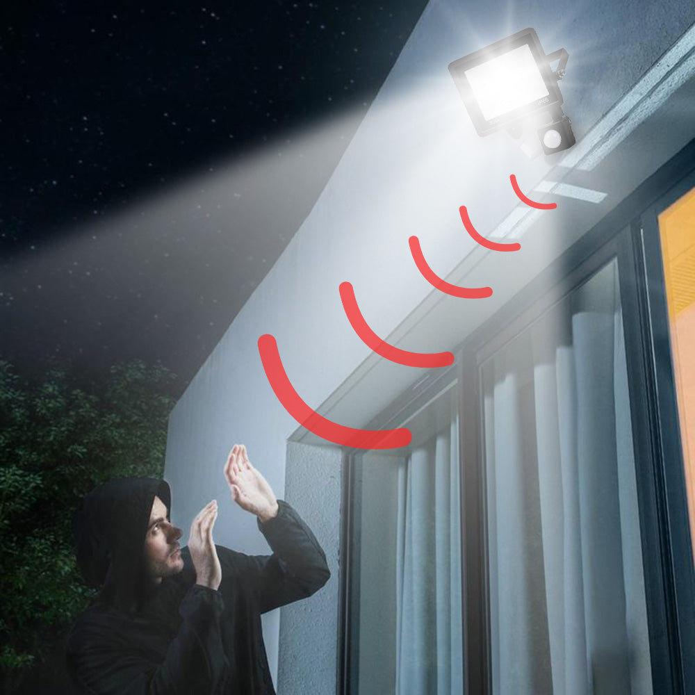 Outdoor PIR LED Motion Sensor Security Lights for Porch and Garage