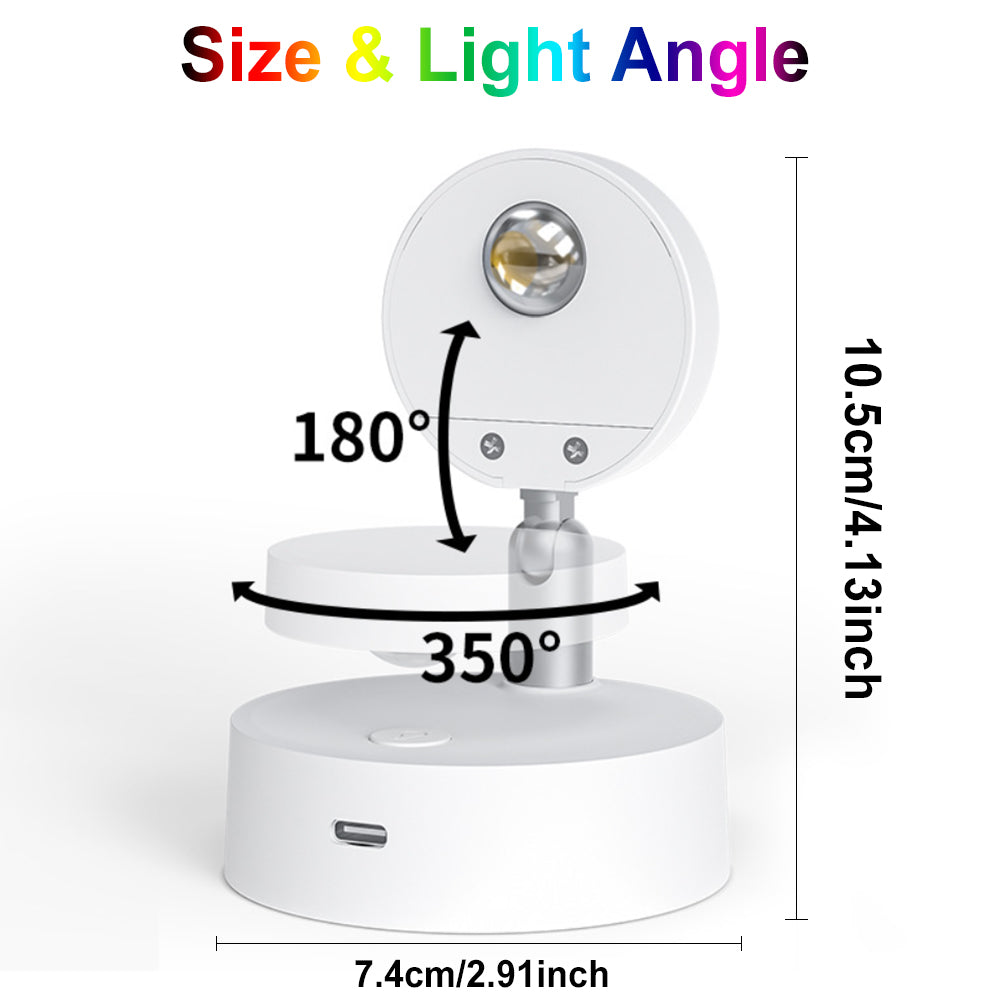 Wireless RGB Remote Control Spotlight for Accent Lighting and Decor