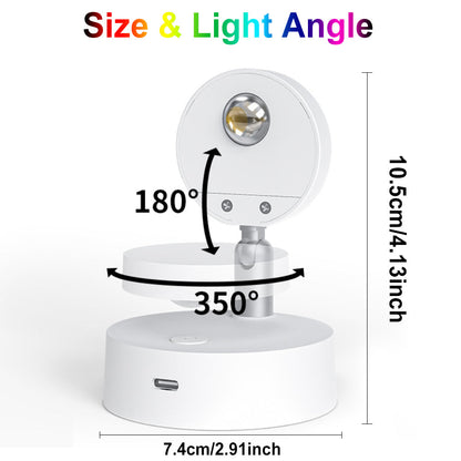 Wireless RGB Remote Control Spotlight for Accent Lighting and Decor