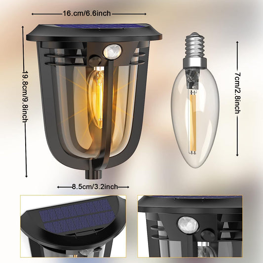 Solar Outdoor Motion Sensor Lights for Garden Yard and Patio