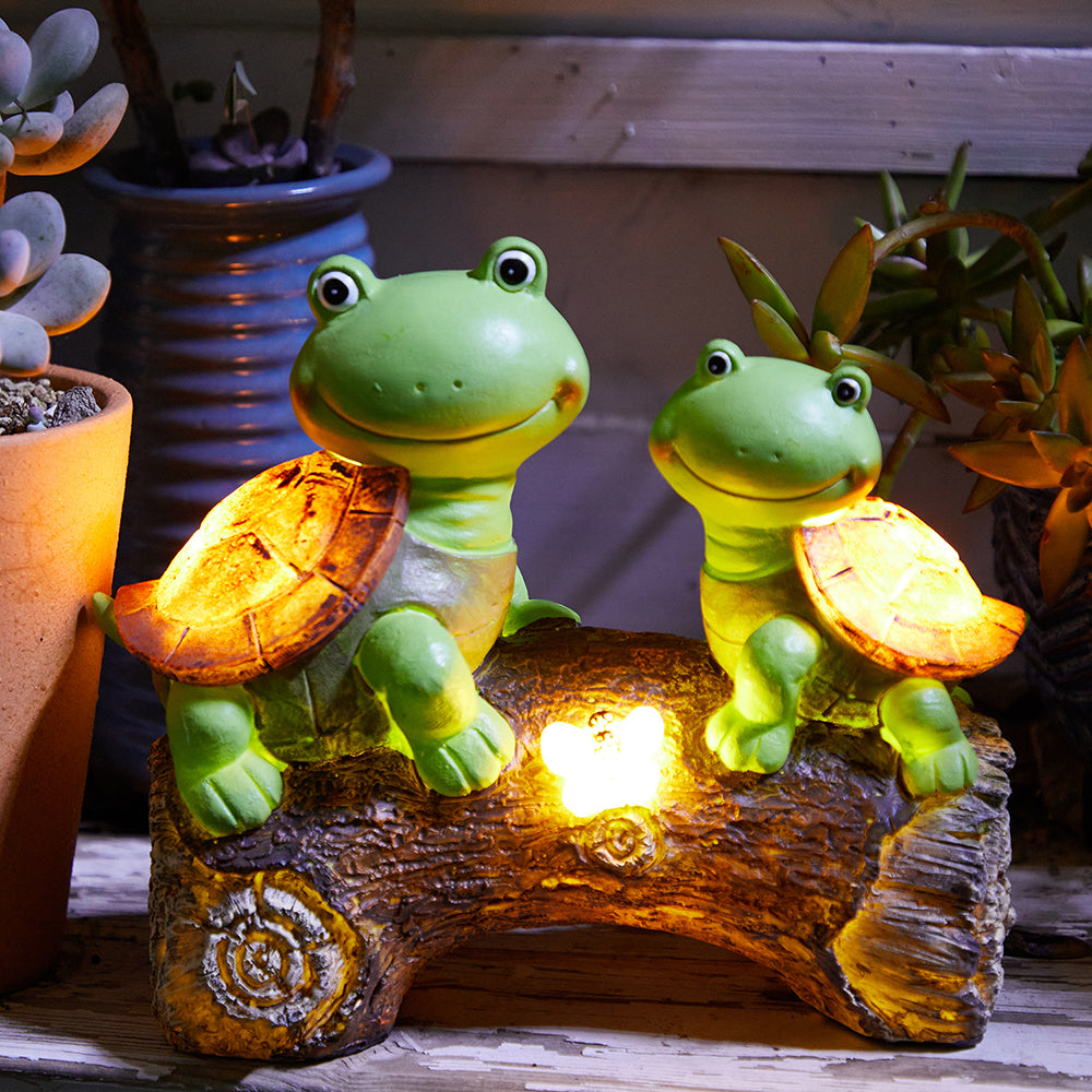Waterproof Solar Garden Animal and Statue Resin Figurine Lights