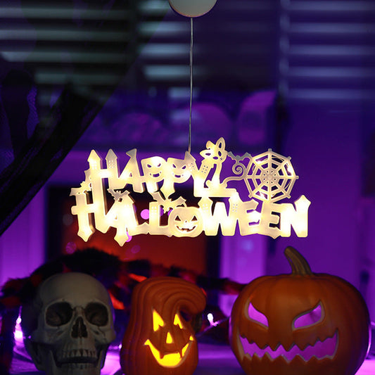 Halloween Light up Window Decoration for Holiday Home and Party Decor