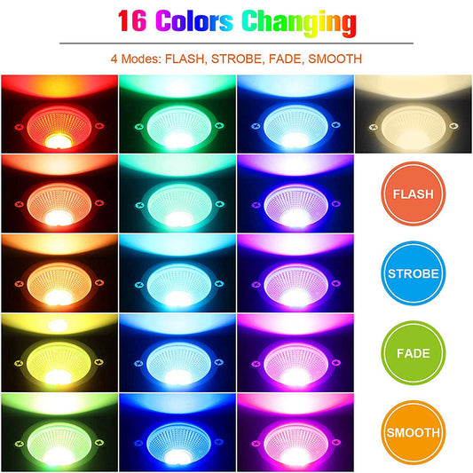 Waterproof Outdoor Spotlight 6W RGB for Garden Yard and Patio