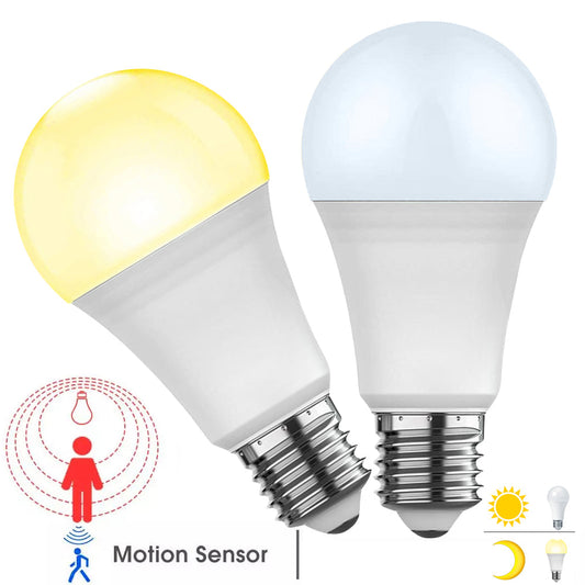 Radar Motion Sensor LED Light Bulbs for Home Lighting and Room Decor