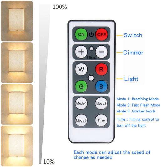 Magnetic Wireless Wall Sconce Lighting for Bedroom and Hallway