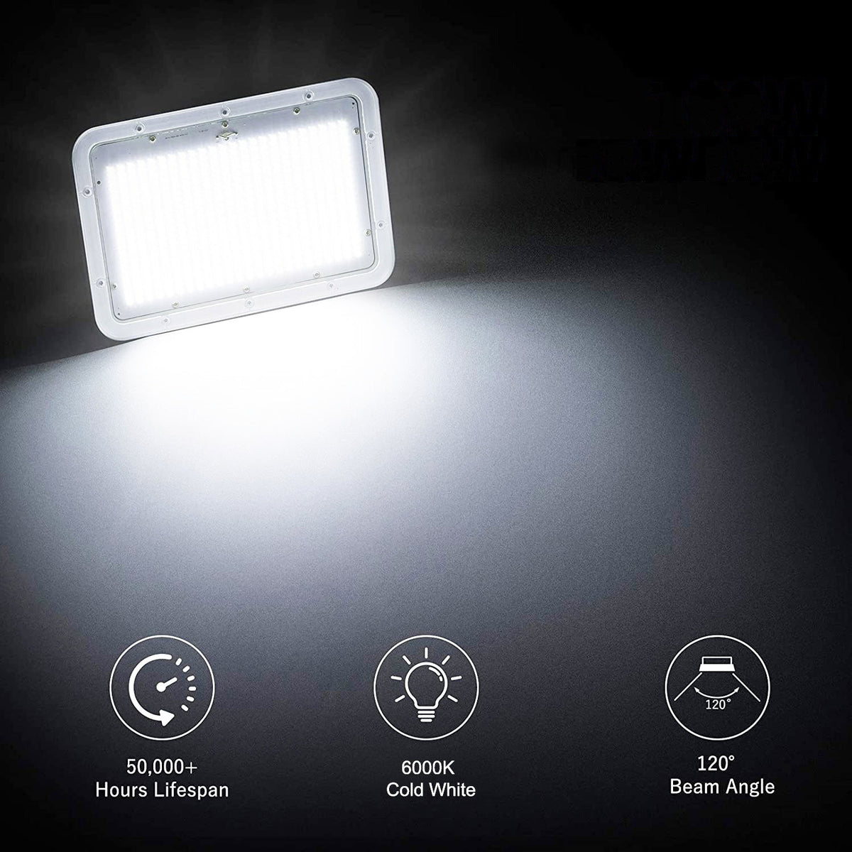 Outdoor LED Exterior Security Lights for Doors Porch and Warm White