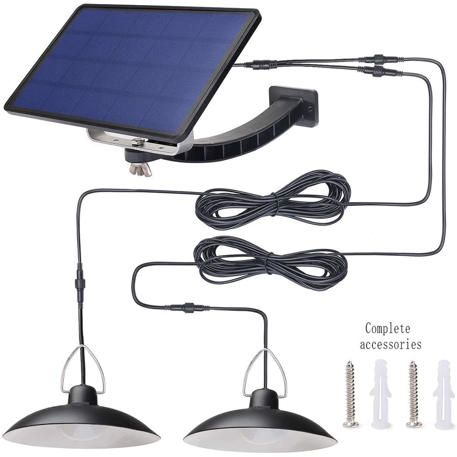 Vintage LED Solar Pendant Lights for Garden Yard and Patio Decor