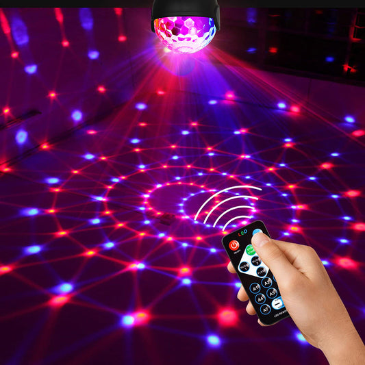 LED Sound Activated Disco Party Lights for Home Parties and Events