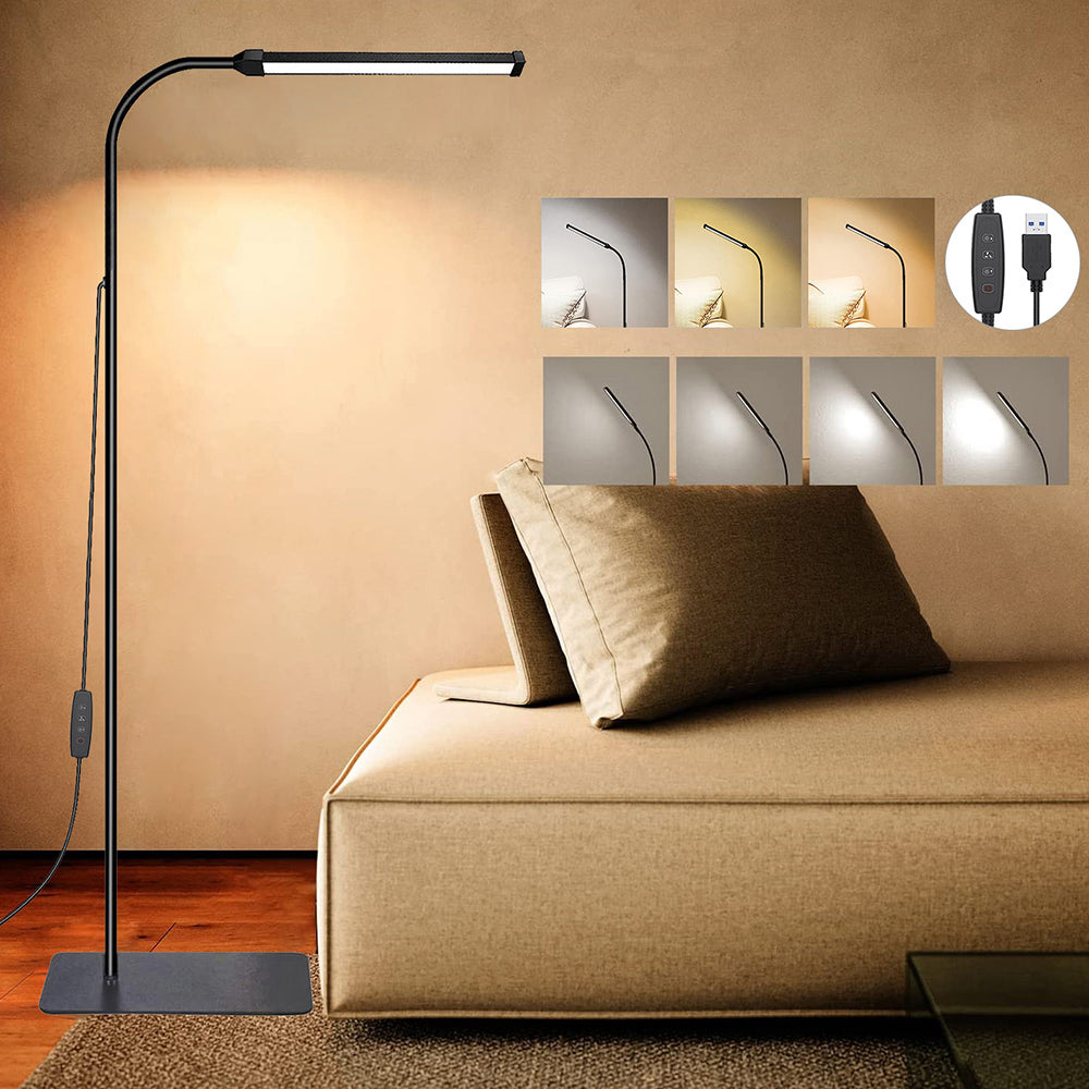 LED Floor Lamp Color Temperature Adjustable 10 Levels for Living Room view 3