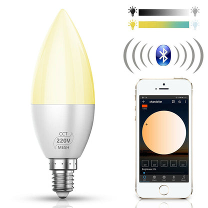 E12 E14 Bluetooth Smart LED Chandelier Candle Light Bulb for Home view 12
