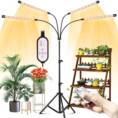 Waterproof LED Plant Grow Lights Full Spectrum for Seedlings