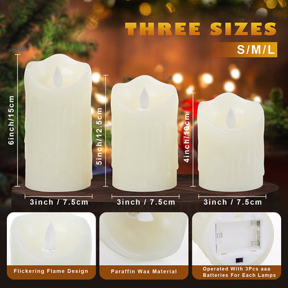 LED Flameless Candle Lights for Home Table Mantel and Party Decor view 3