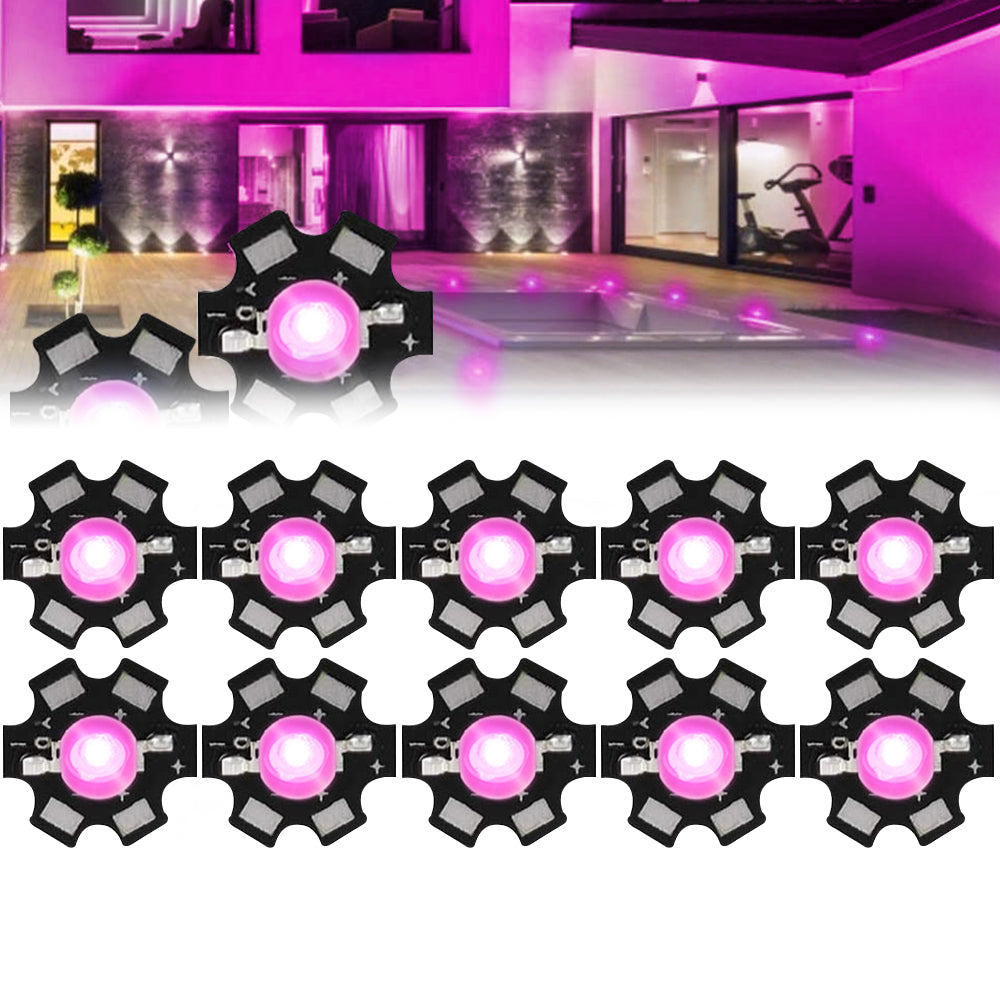 High Power Full Spectrum LED Chip Bulb COB Light Beads 1W 3W view 3