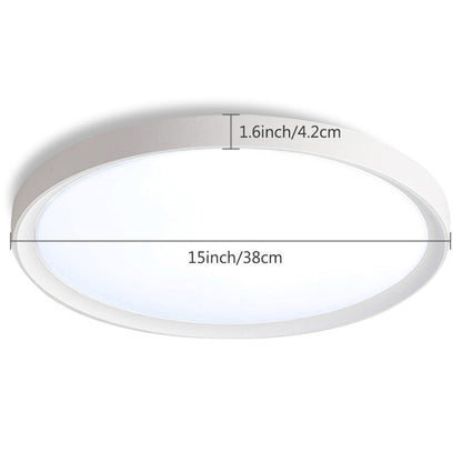 15 Inch Flush Mount LED Ceiling Light Fixture for Bedroom and Kitchen view 4