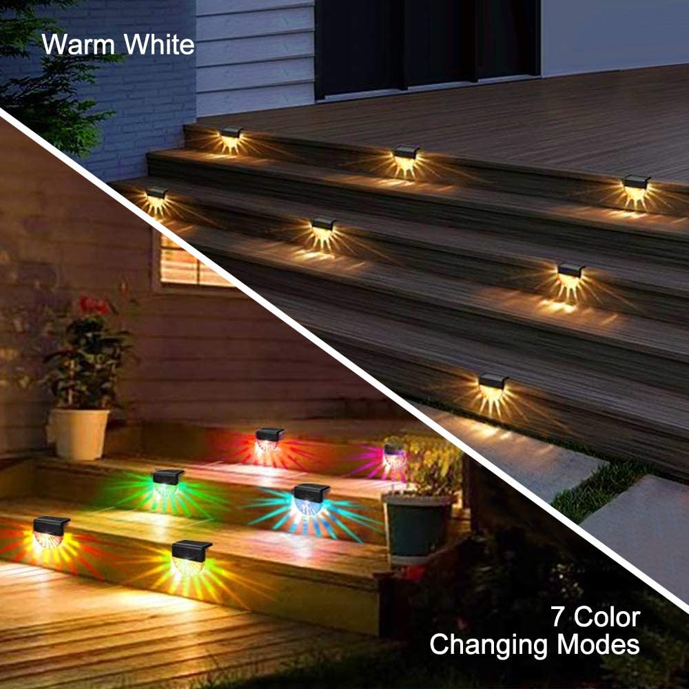 Waterproof LED Solar Step Lights Waterproof for Garden Yard and Patio view 4