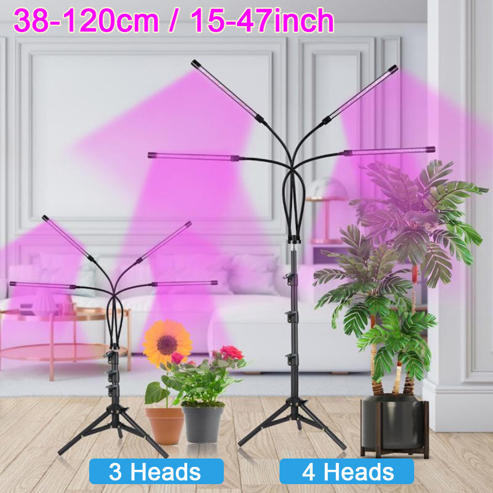 Floor Plant Light Tripod Stand 38 to 120cm and 3 Modes for Seedlings view 3
