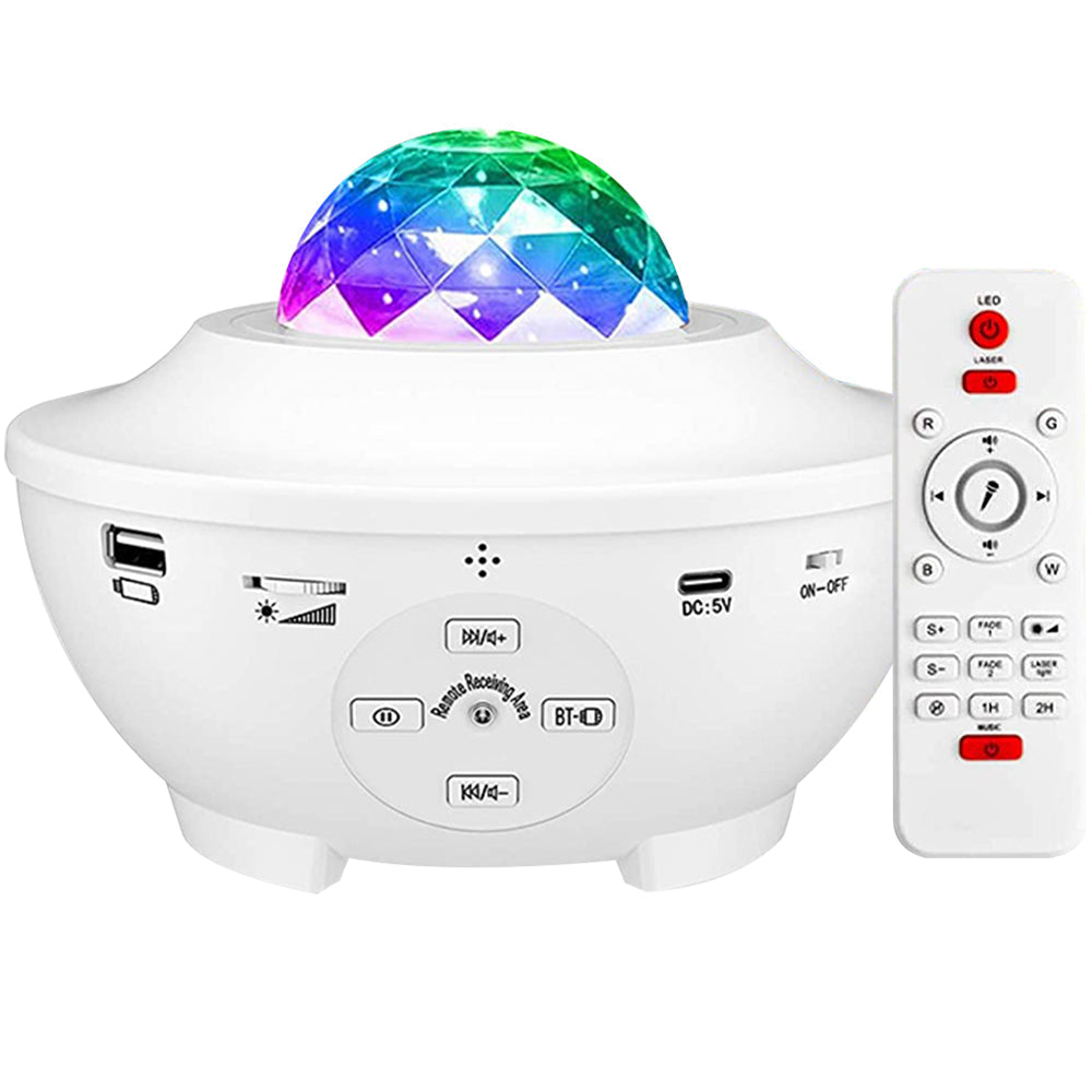 LED Star Night Light Bluetooth Music Player Lamp for Bedroom view 3