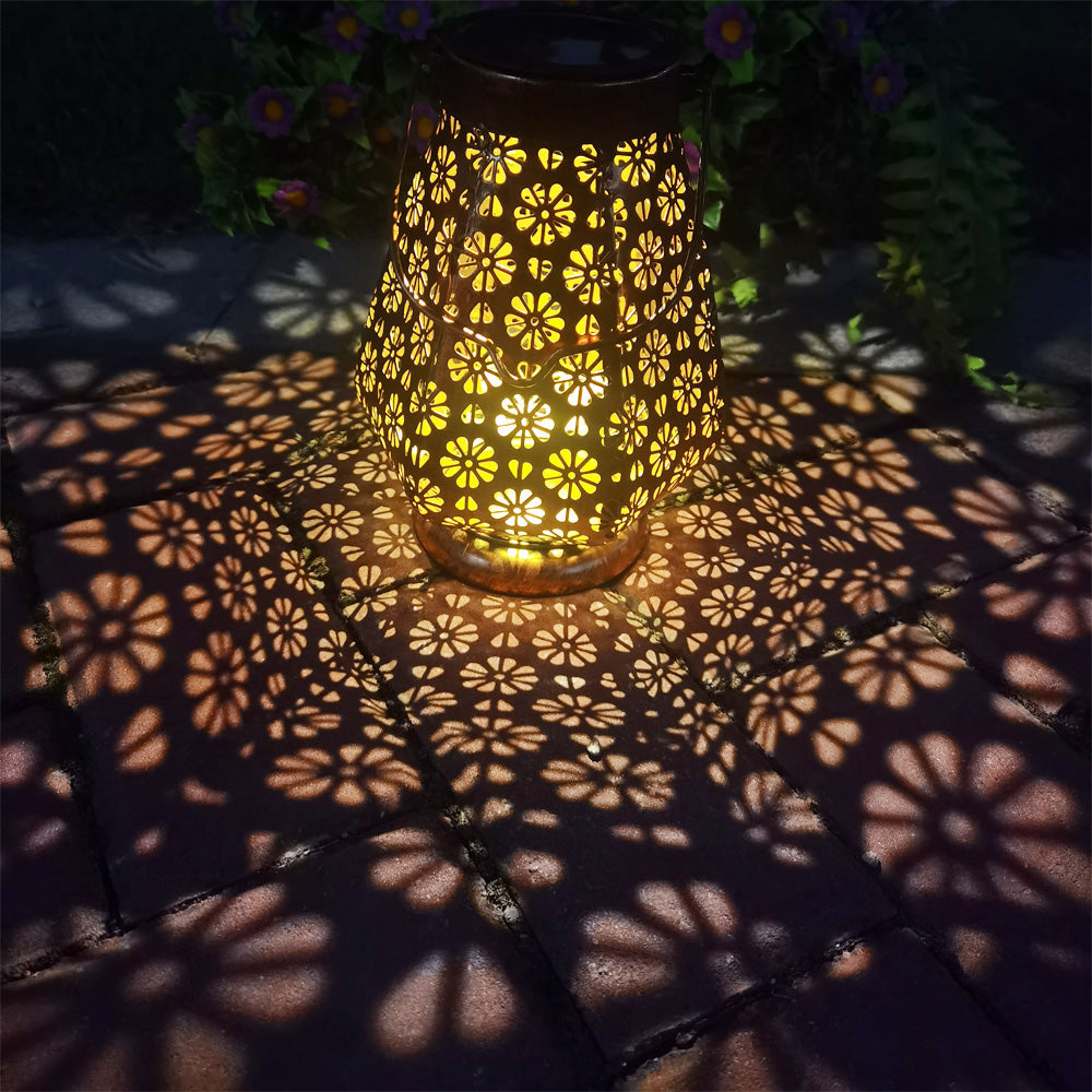 Solar Garden Lanterns Outdoor Hanging Lights for Patio Decor view 7