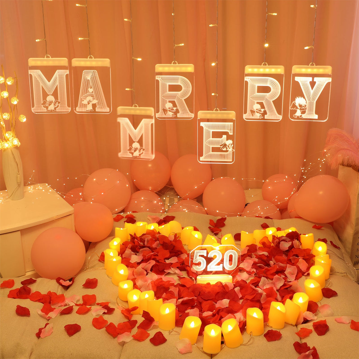 LED String Light USB Flameless Lamps for Bedroom and Party Decor view 3