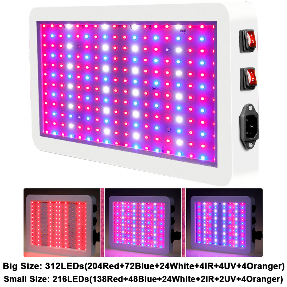 LED Grow Light Full Spectrum Red Blue Light 81 to 312LEDs 25W to 80W view 14