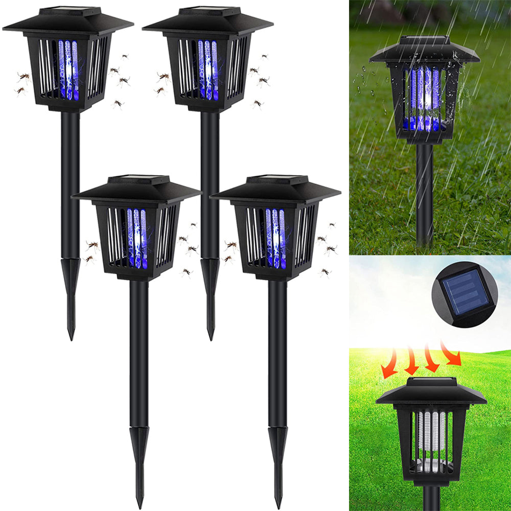 Solar Pathway Lights LED Mosquito Killer Light for Patio and Garden view 3