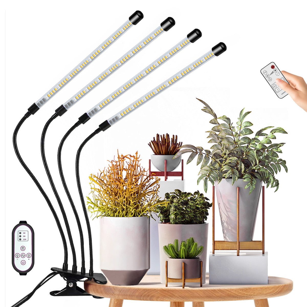 Full Spectrum LED Plant Lights with Timer Auto On Off for Seedlings view 3
