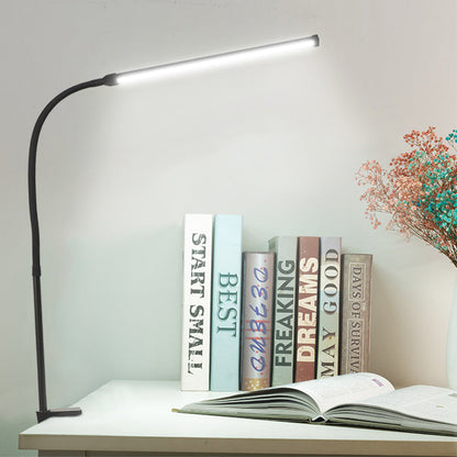 8W Dimmable LED Floor Lamp Adjustable Gooseneck Clip on Light view 3