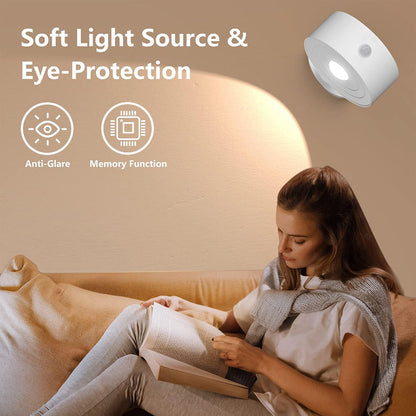 LED Sconce Magnetic Wall Lamp for Bedroom Hallway and Living Room view 3