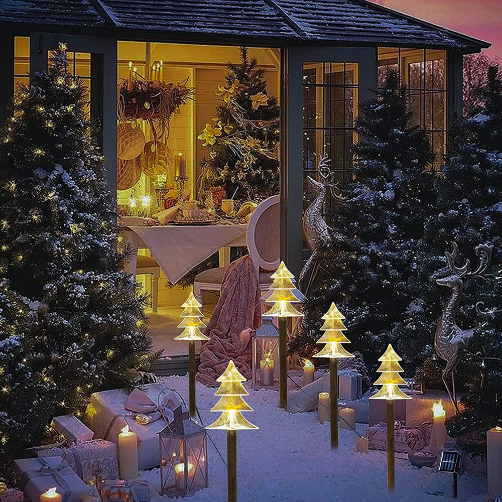 Waterproof Christmas Pathway Lights for Holiday Home and Party Decor view 3