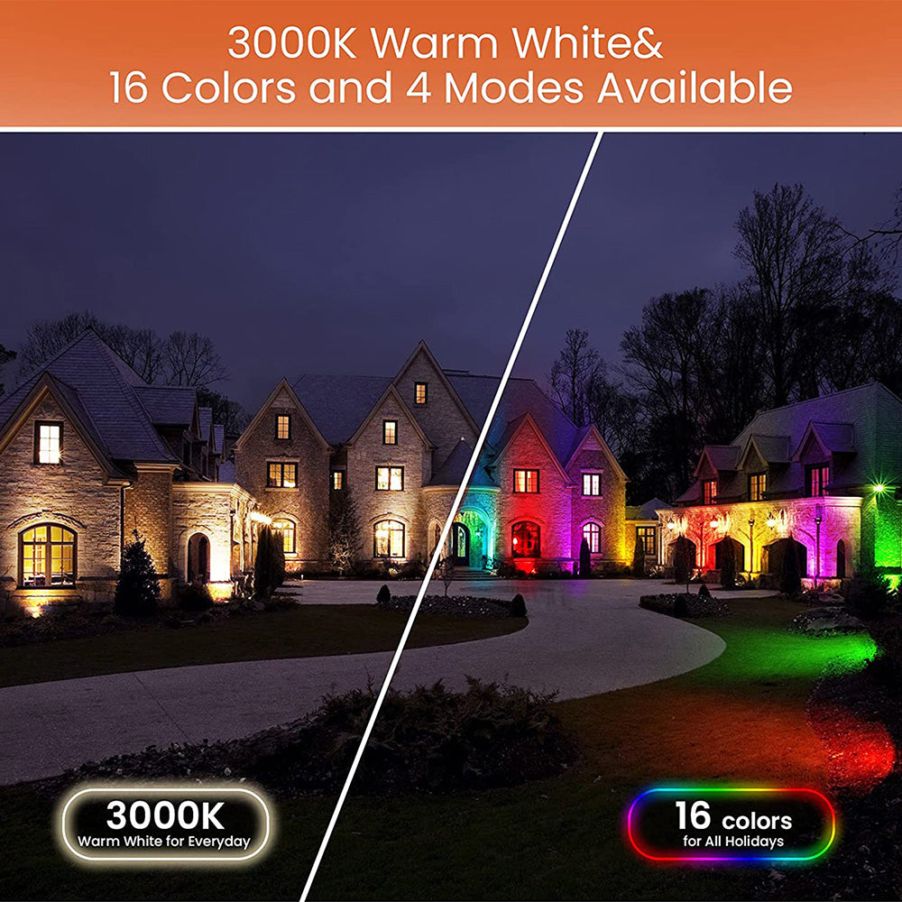 LED Landscape Lighting 6W 12V RGB for Garden Yard and Patio Paths view 3