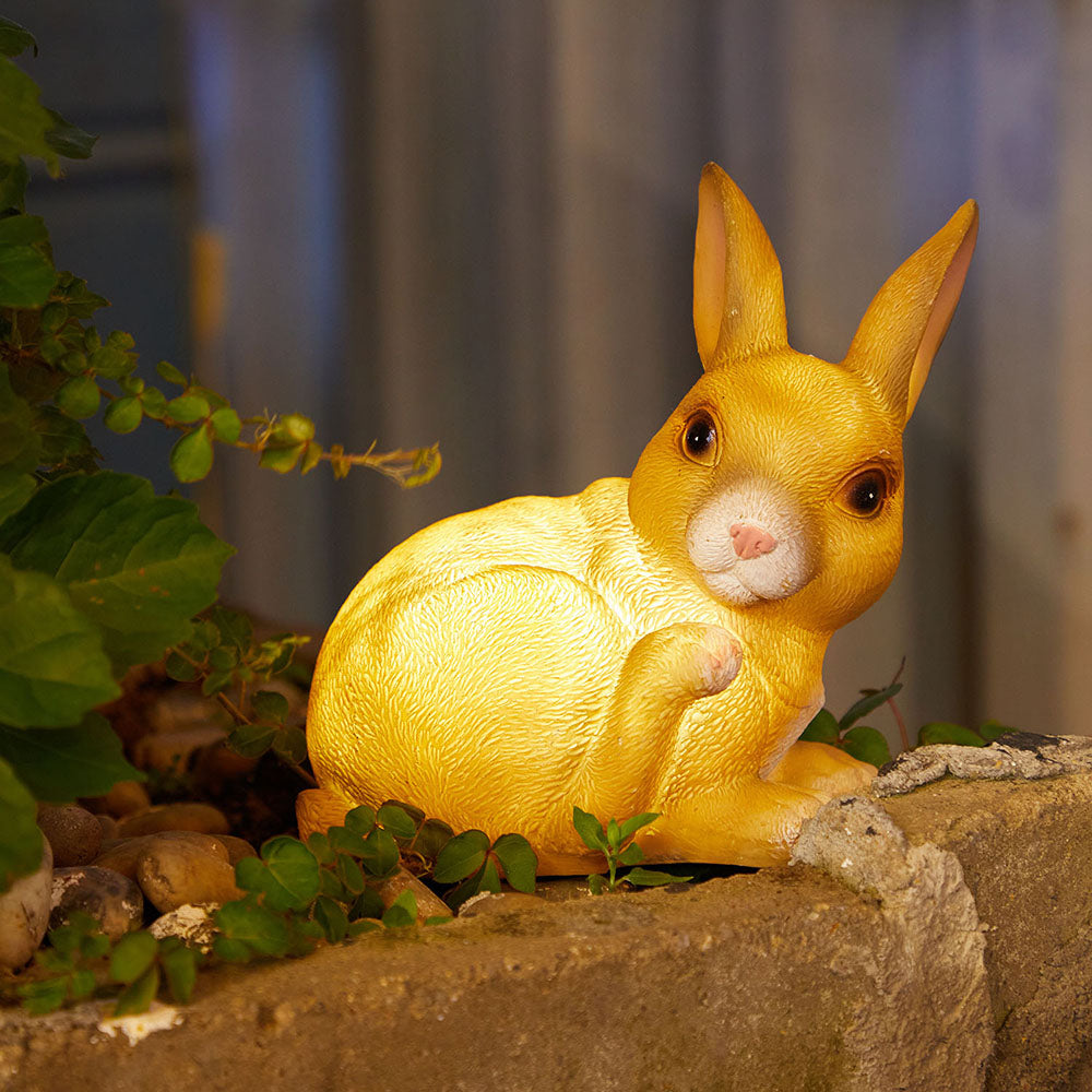 Waterproof Solar Garden Animal and Statue Resin Figurine Lights view 4