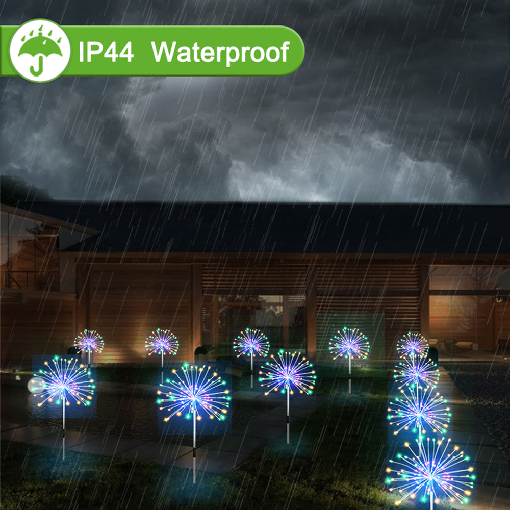 LED DIY Firework Solar Lights for Garden Yard and Patio Decor view 4
